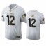 Seattle Seahawks #12 Fan Mens Nike White Golden Edition Vapor Limited NFL 100 Jersey