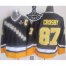 Pittsburgh Penguins #87 Sidney Crosby Black/Yellow CCM Throwback 2017 Stanley Cup Finals Champions Stitched NHL Jersey