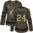 Adidas Dallas Stars #24 Roope Hintz Green Salute to Service Womens 2020 Stanley Cup Final Stitched NHL Jersey