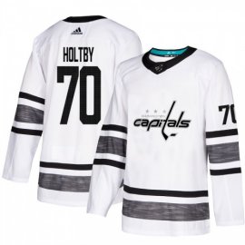 Adidas Washington Capitals #70 Braden Holtby White Authentic 2019 All-Star Stitched Youth NHL Jersey