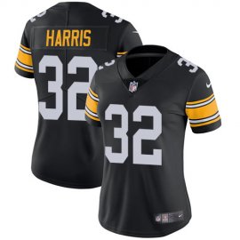 Nike Pittsburgh Steelers #32 Franco Harris Black Alternate Womens Stitched NFL Vapor Untouchable Limited Jersey