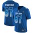 Nike New Orleans Saints #67 Larry Warford Royal Mens Stitched NFL Limited NFC 2018 Pro Bowl Jersey
