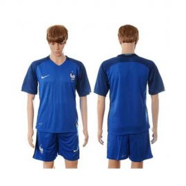 France Blank Blue Soccer Country Jersey
