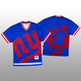NFL New York New York Giants #54 Blake Martinez Blue Mens Mitchell & Nell Big Face Fashion Limited NFL Jersey