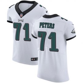 Nike Philadelphia Eagles #71 Jason Peters White Mens Stitched NFL Vapor Untouchable Elite Jersey