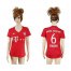 Womens Bayern Munchen #6 Thiago Home Soccer Club Jersey