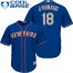 New York Mets #18 Travis dArnaud Blue(Grey NO.) Cool Base Stitched Youth MLB Jersey