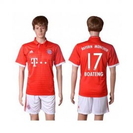 Bayern Munchen #17 Boateng Home Soccer Club Jersey
