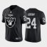 Las Vegas Raiders #24 Johnathan Abram Black Mens Nike Big Team Logo Vapor Limited NFL Jersey