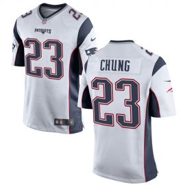 Nike New England Patriots #23 Patrick Chung White Youth Stitched NFL New Elite Jersey