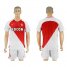 Monaco Blank Home Soccer Club Jersey
