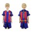 Barcelona #1 Ter Stegen Home Kid Soccer Club Jersey