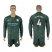 Manchester City #4 Kompany Sec Away Long Sleeves Soccer Club Jersey