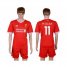 Liverpool #11 M.Salah Red Home Soccer Club Jersey