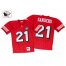 Mitchell And Ness 75TH San Francisco 49ers #21 Deion Sanders Red Stitched Throwback NFL Jersey
