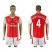 Arsenal #4 Mertesacke Home Soccer Club Jersey