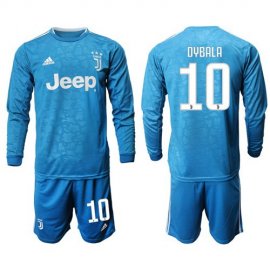 Juventus #10 Dybala Third Long Sleeves Soccer Club Jersey