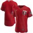 Minnesota Twins Mens Nike Red Alternate 2020 60th Season Authentic Team MLB Jersey