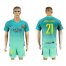 Barcelona #21 Andre Gomes Sec Away Soccer Club Jersey