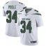 Nike New York Jets #34 Brian Poole White Mens Stitched NFL Vapor Untouchable Limited Jersey