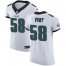 Nike Philadelphia Eagles #58 LJ Fort White Mens Stitched NFL Vapor Untouchable Elite Jersey