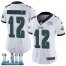 Nike Philadelphia Eagles #12 Randall Cunningham White Super Bowl LII Womens Stitched NFL Vapor Untouchable Limited Jersey