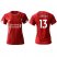 Womens Liverpool #13 A.Becker Red Home Soccer Club Jersey