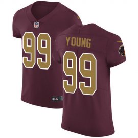 Nike Washington Football Team #99 Chase Young Burgundy Red Alternate Mens Stitched NFL New Elite Jersey