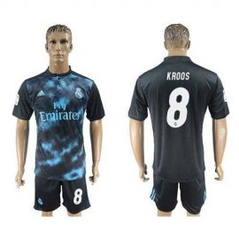 Real Madrid #8 Kroos Away Soccer Club Jersey