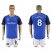 Everton #8 Barkley Home Soccer Club Jersey