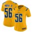 Nike Los Angeles Chargers #56 Kenneth Murray Jr Gold Womens Stitched NFL Limited Inverted Legend Jersey