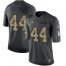 Nike Minnesota Vikings #44 Chuck Foreman Black Mens Stitched NFL Limited 2016 Salute To Service Jersey