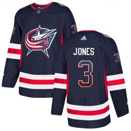 Adidas Columbus Blue Jackets #3 Seth Jones Navy Blue Home Authentic Drift Fashion Stitched NHL Jersey
