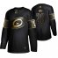 Adidas Carolina Hurricanes #20 Sebastian Aho Mens 2019 Black Golden Edition Authentic Stitched NHL Jersey