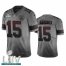 Kansas City Chiefs #15 Patrick Mahomes Smoky Gray Super Bowl LIV 2020 Mens Nike Vapor Limited City Edition NFL Jersey
