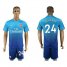 Arsenal #24 Bellerin Away Soccer Club Jersey