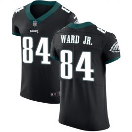 Nike Philadelphia Eagles #84 Greg Ward Jr. Black Alternate Mens Stitched NFL New Elite Jersey