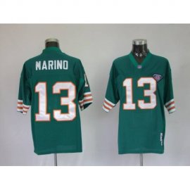 Mitchell and Ness Miami Dolphins 1984 Dan Marino #13 Green Stitched Team Color NFL Jersey