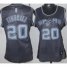 Cheap Women San Antonio Spurs 20 Manu Ginobili Black Rhythm Fashion Revolution 30 Swingman NBA Jerseys