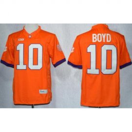 Clemson Tigers 10 Tajh Boyd Orange College Football Limited NCAA Jerseys