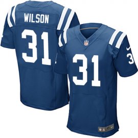 Nike Indianapolis Colts #31 Quincy Wilson Royal Blue Team Color Mens Stitched NFL Elite Jersey