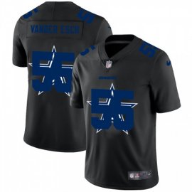 Dallas Cowboys #55 Leighton Vander Esch Mens Nike Team Logo Dual Overlap Limited NFL Jersey Black