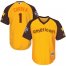 Houston Astros #1 Carlos Correa Gold 2016 All-Star American League Stitched Youth MLB Jersey