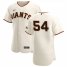 San Francisco Giants #54 Reyes Moronta Mens Nike Cream Home 2020 Authentic Player MLB Jersey