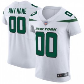 Nike New York Jets Customized Spotlight White Stitched Vapor Untouchable Elite Mens NFL Jersey