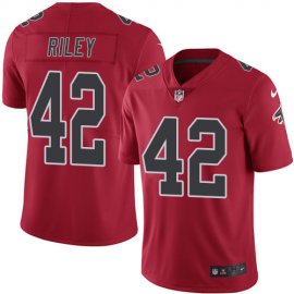 Nike Atlanta Falcons #42 Duke Riley Red Mens Stitched NFL Limited Rush Jersey