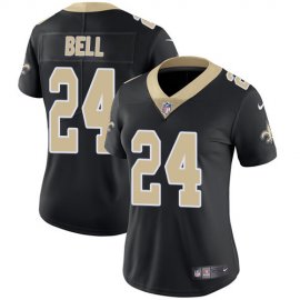 Nike New Orleans Saints #24 Vonn Bell Black Team Color Womens Stitched NFL Vapor Untouchable Limited Jersey
