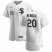 Chicago White Sox #20 Danny Mendick Mens Nike White Home 2020 Authentic Player MLB Jersey