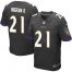 Nike Baltimore Ravens #21 Mark Ingram II Black Alternate Mens Stitched NFL New Elite Jersey