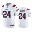 New England New England Patriots #24 Stephon Gilmore Mens Nike White 2020 Vapor Limited Jersey